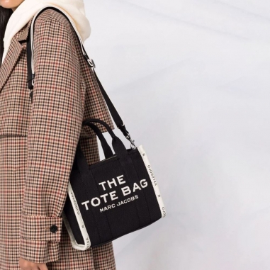 THE JACQUARD SMALL TOTE BAG經典徽標小號托特包