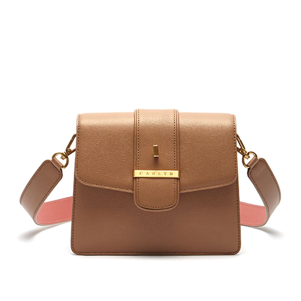 CARLYN 真皮肩背包