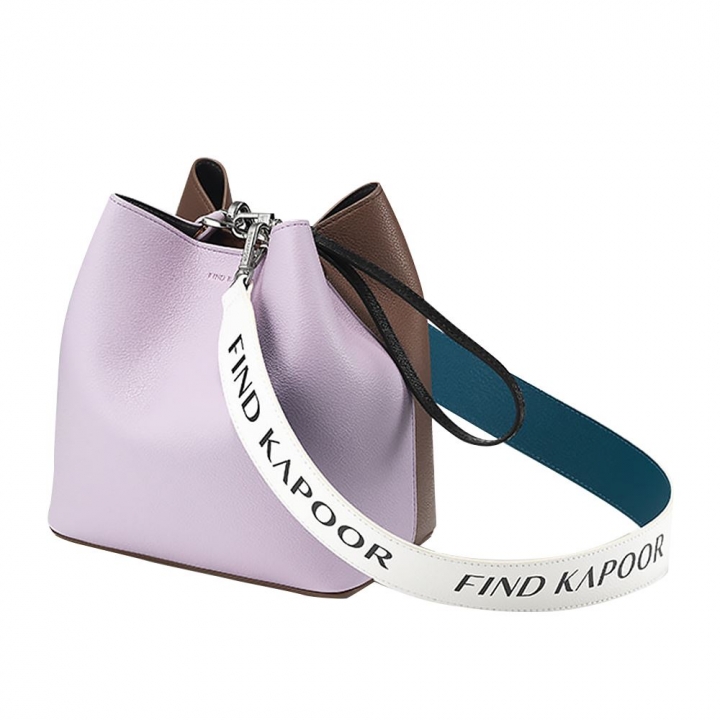 PINGO BAG 20 BASIC LETTERING SET - BROWN COMBIPINGO 20 BASIC 字母系列 手提斜背水桶包- 咖啡拼接