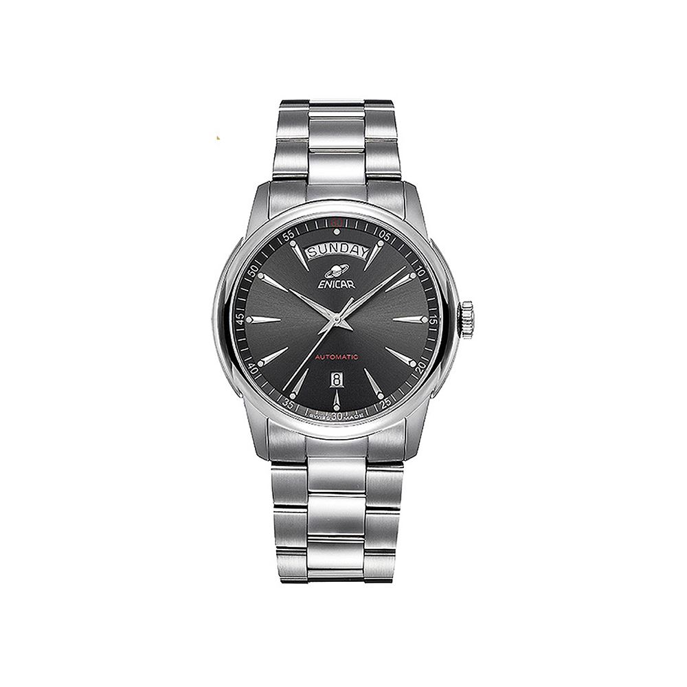 Enicar 紅牌自動錶系列 鋼款男錶 42mm
