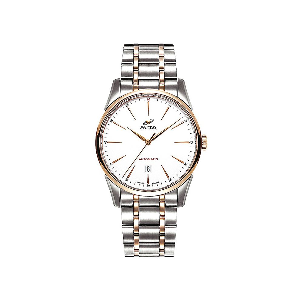 Enicar 紅牌自動錶系列 半金男錶 41mm