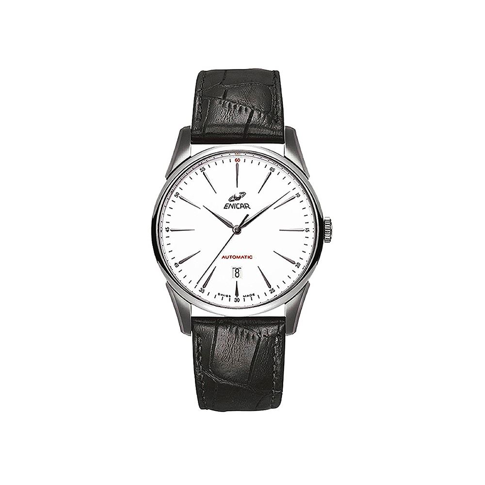 Enicar 紅牌自動錶系列 鋼款男錶 41mm
