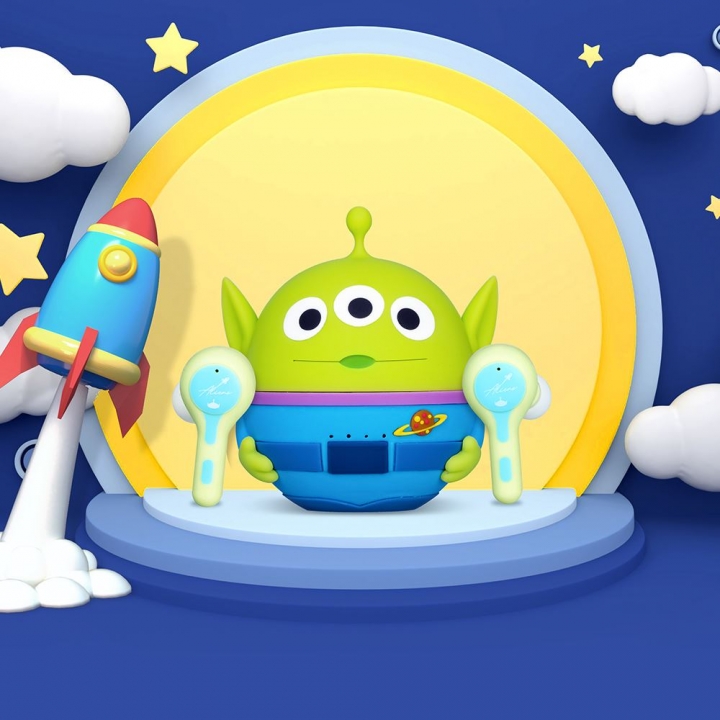  玩具總動員系列 胖Q公仔真無線藍牙耳機 (三眼怪)