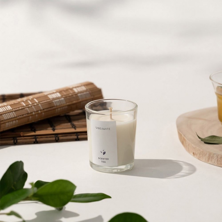  精油按摩蠟燭-花香烏龍