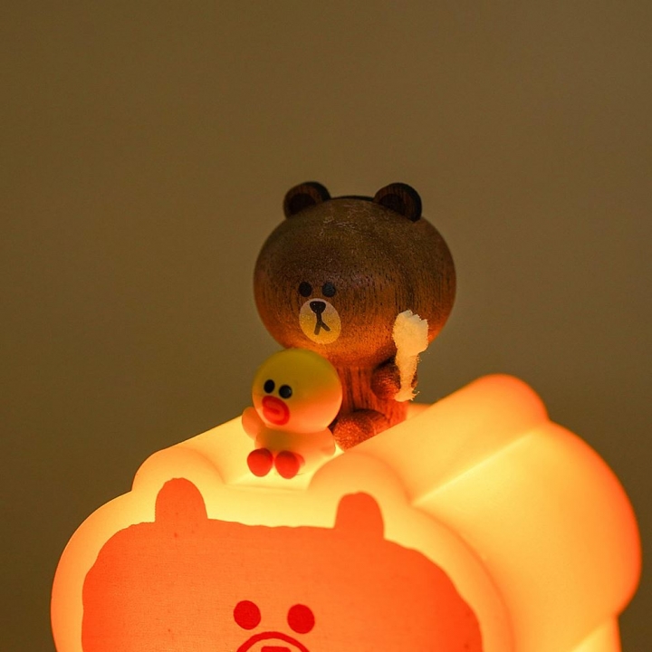  知音文創｜迷你聲控燈-熊大