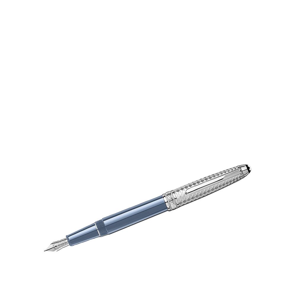 Montblanc 萬寶龍大班 Glacier 系列 Doue 冰川藍色鋼筆 (M筆尖)