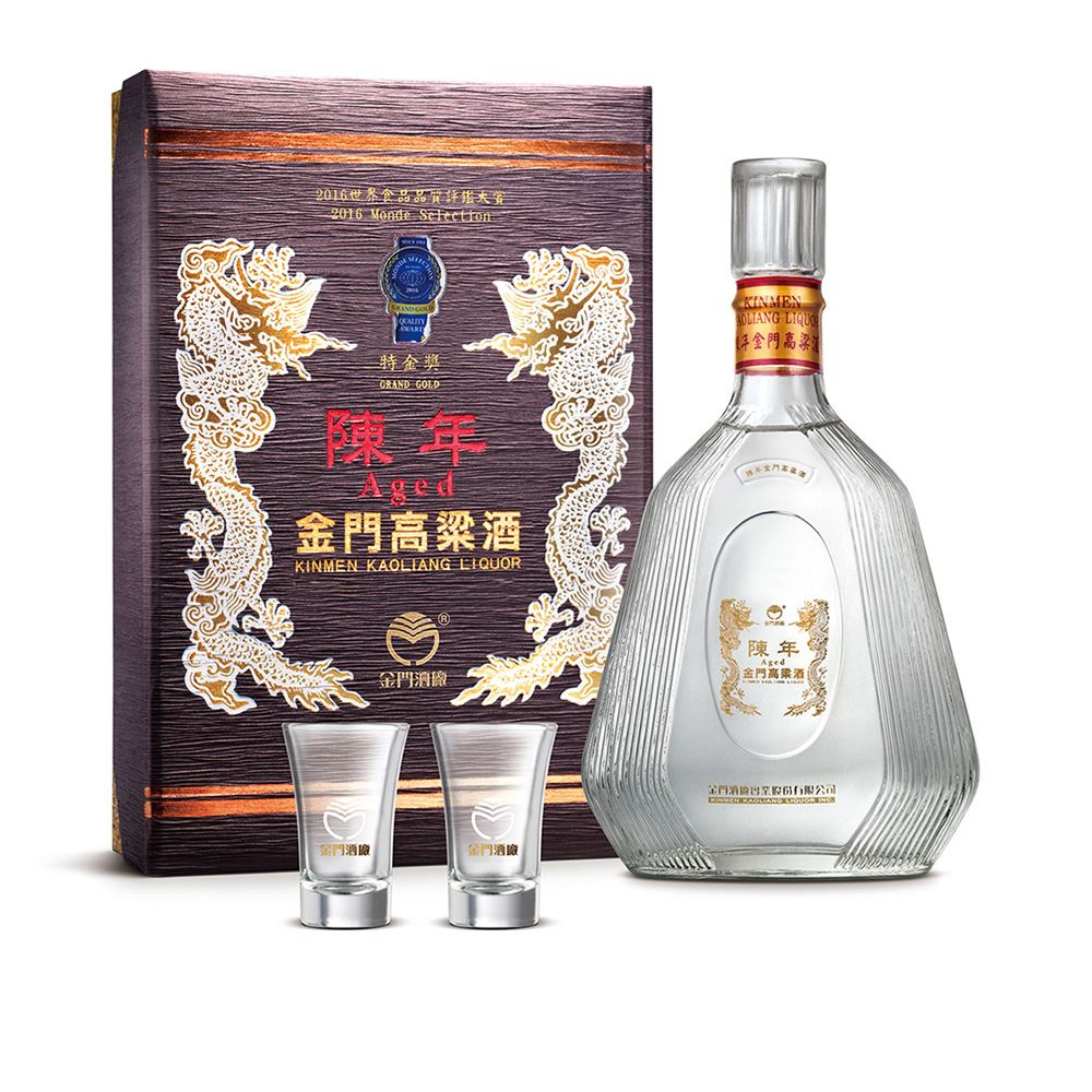 KINMEN KAOLIANG 56度陳年高粱酒燙金版