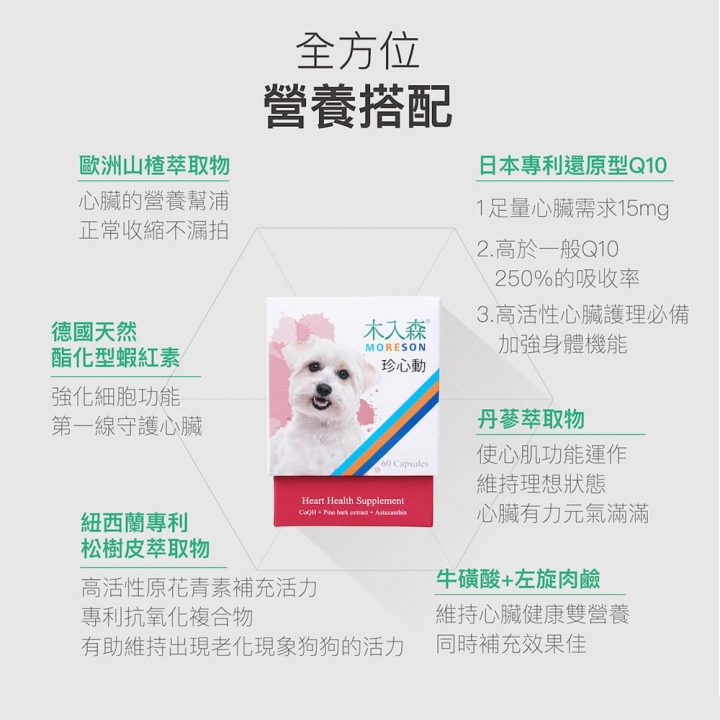  寵物保健 犬寶珍心動60顆營養錠