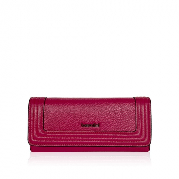 WALLET搖滾間奏信封長夾桃紅