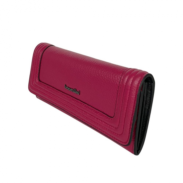 WALLET搖滾間奏信封長夾桃紅