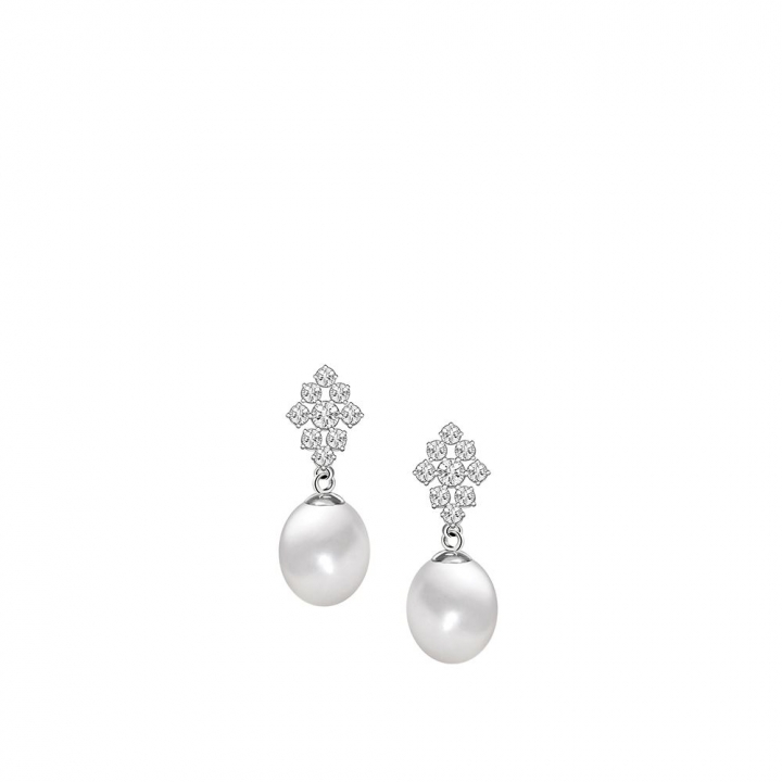 Sterling Silver Freshwater Cultured Pearl Earrings純銀淡水養殖珍珠耳環