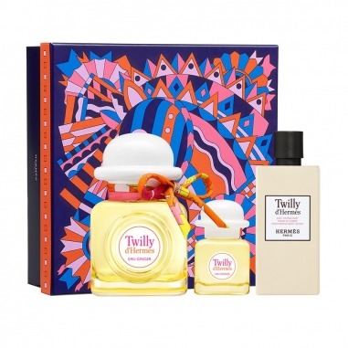HERMÈS愛馬仕 Twilly Eau Ginger禮盒