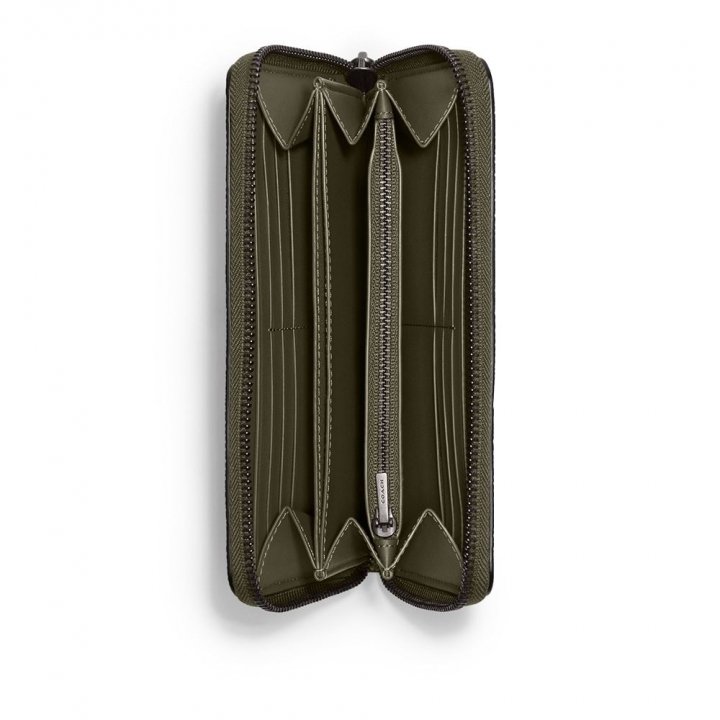 PP ACC ZIP V5/ARMY GREEN ONEACCORDION ZIP皮夾/零錢包