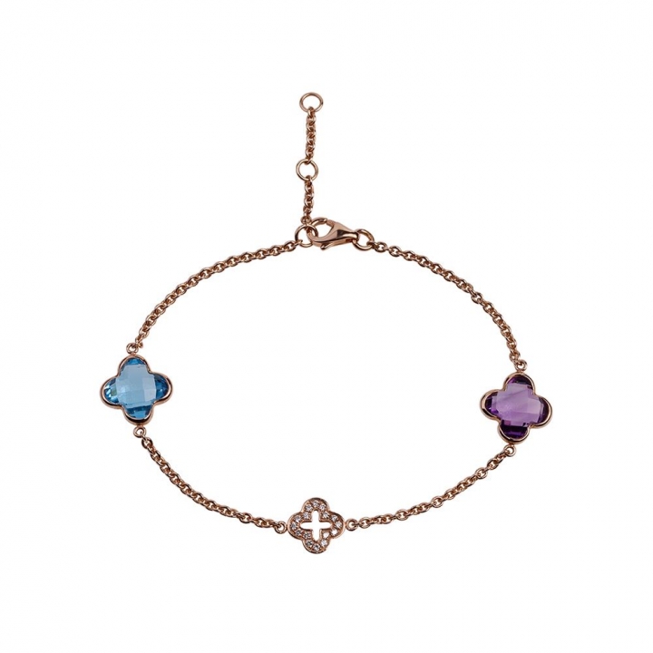 Le petit design RUBY AND DIAMOND BRACELETLe petit design 有色寶石手鍊