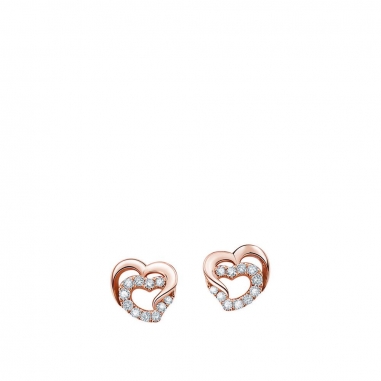 Ever Rich Jewelry昇恆昌珠寶 MEET U 心型鑽石耳環