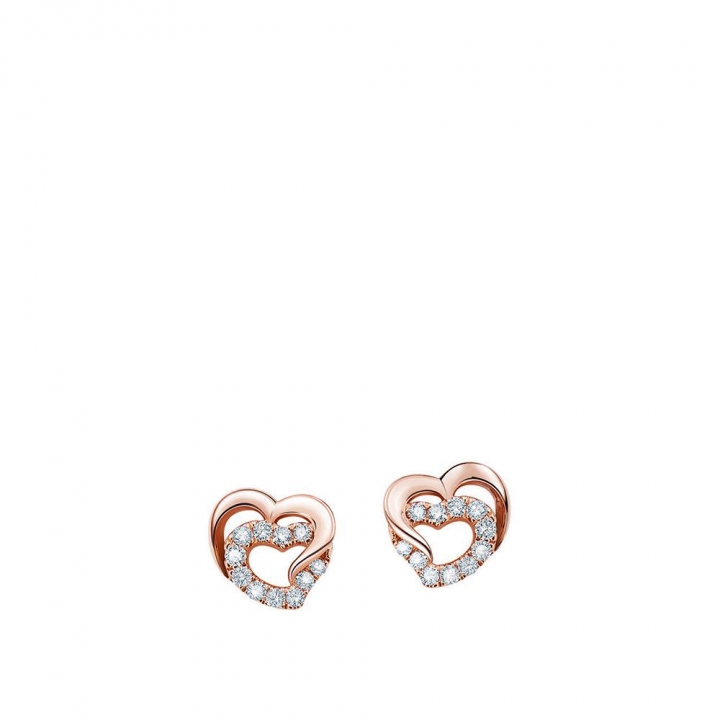 MEET U DIAMOND HEART EARRINGSMEET U 心型鑽石耳環