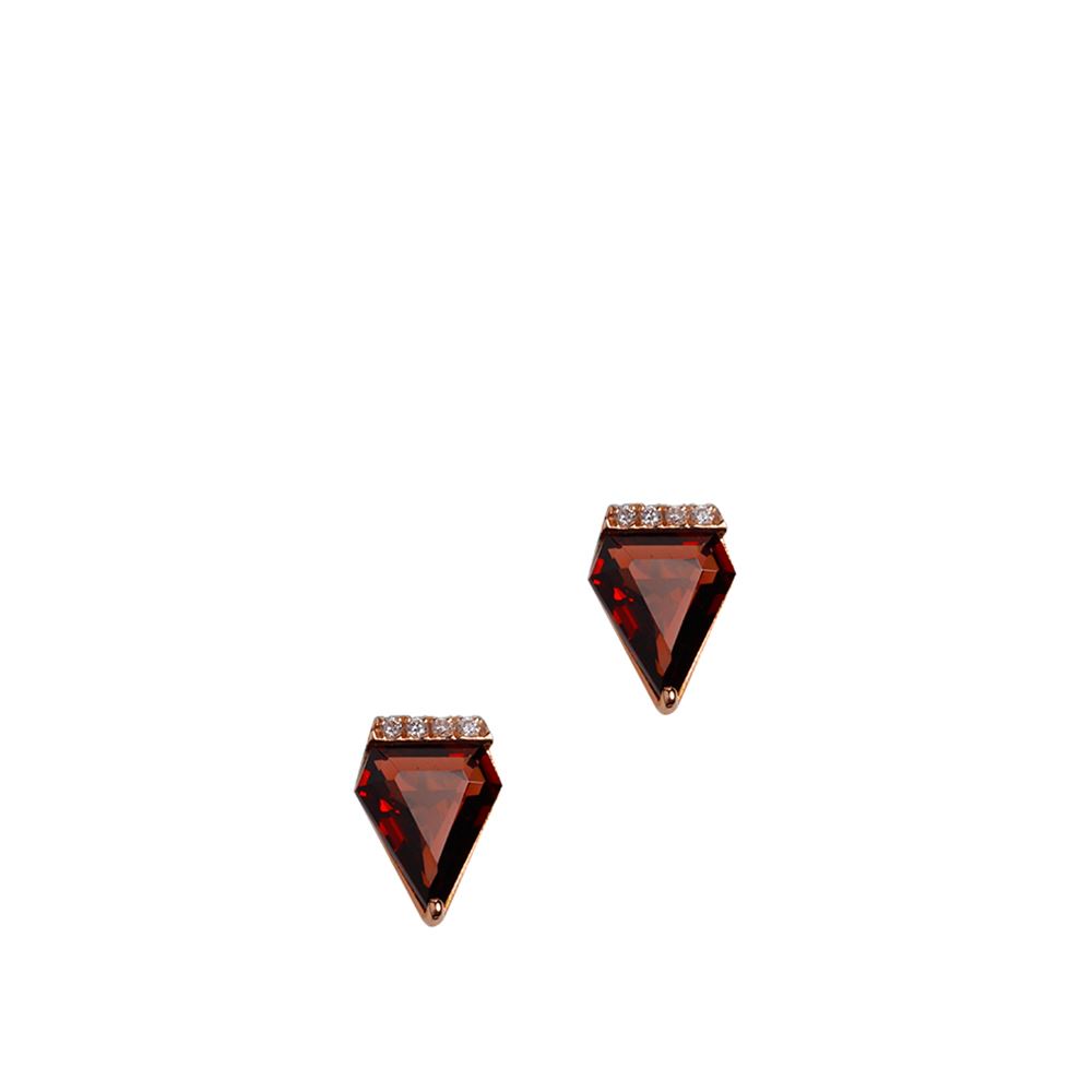 Ever Rich Jewelry Le petit design 有色寶石耳環