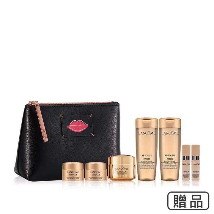 LANCOME ABSOLUE THE EXCEPTIONAL YOUTHFUL COLLECTION蘭蒄絕對完美黃金玫瑰卓越賦活修護保養特惠組