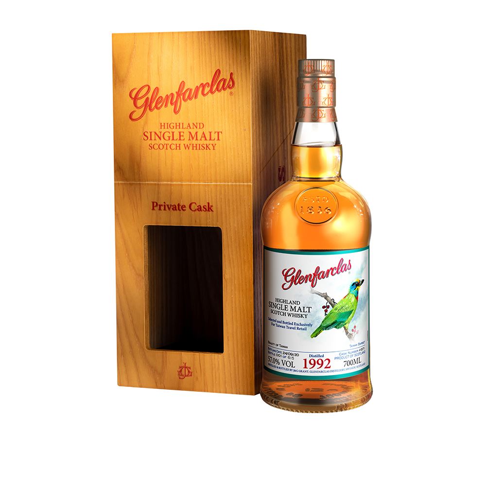 Glenfarclas 格蘭花格 台灣之美珍稀1992單桶單一麥芽蘇格蘭威士忌  (五色鳥)