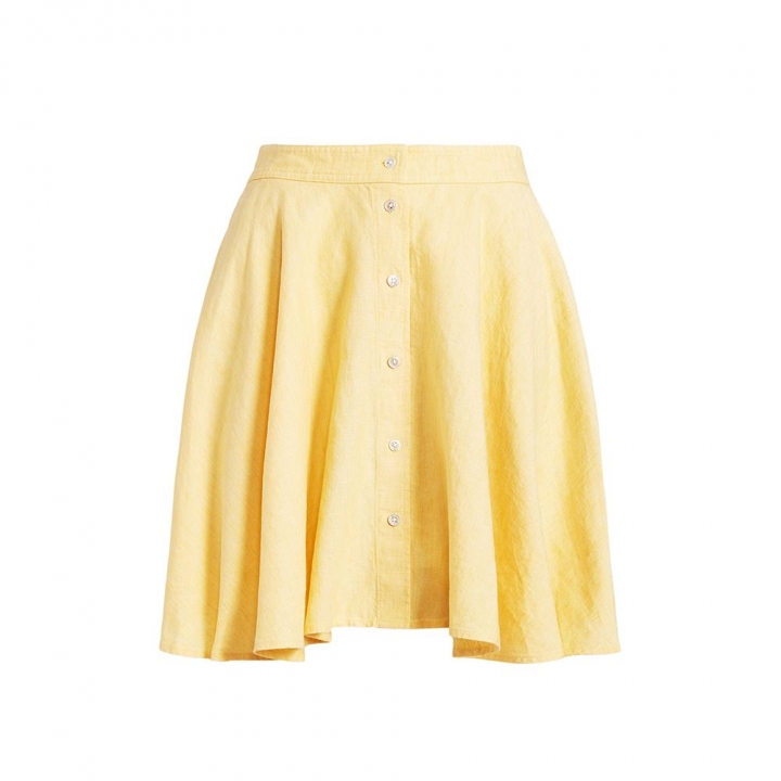 MLO SKT-MINI-A LINE 9/1 YD LINENSKIRT裙子