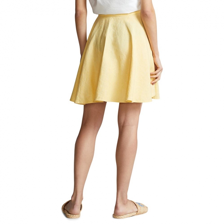 MLO SKT-MINI-A LINE 9/1 YD LINENSKIRT裙子