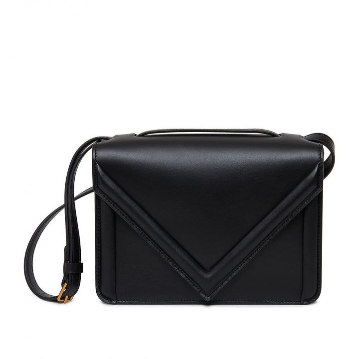 M Frame Box bag-Black/FLAMMA-WS23H074PLM Frame Box bag-黑紅