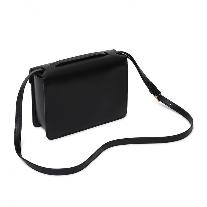 M Frame Box bag-Black/FLAMMA-WS23H074PLM Frame Box bag-黑紅
