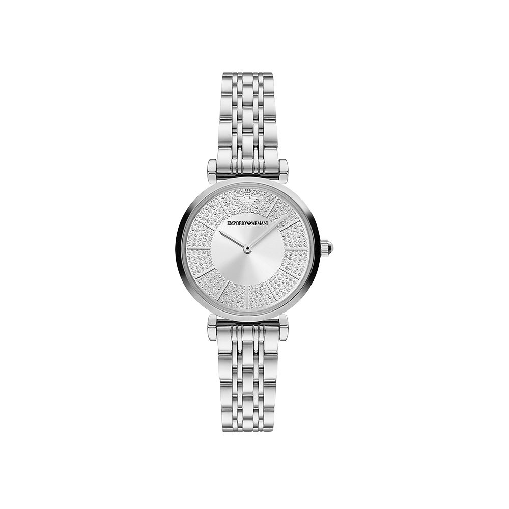 Emporio Armani GIANNI T-BAR 晶鑽優雅女錶