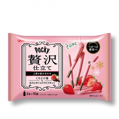 Glico固力果 Pocky百奇奢華草莓可可棒