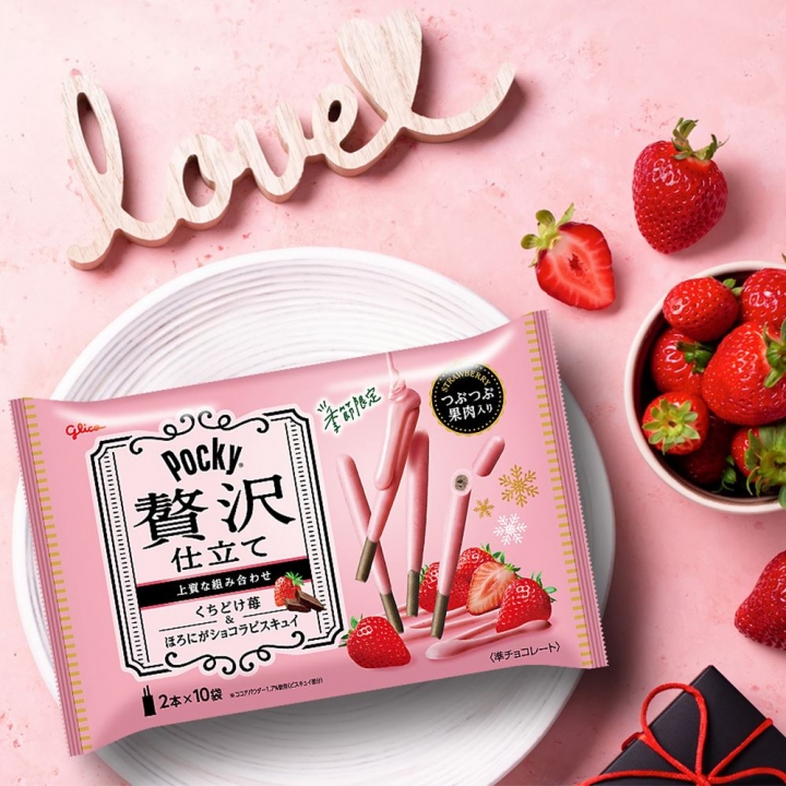  Pocky百奇奢華草莓可可棒