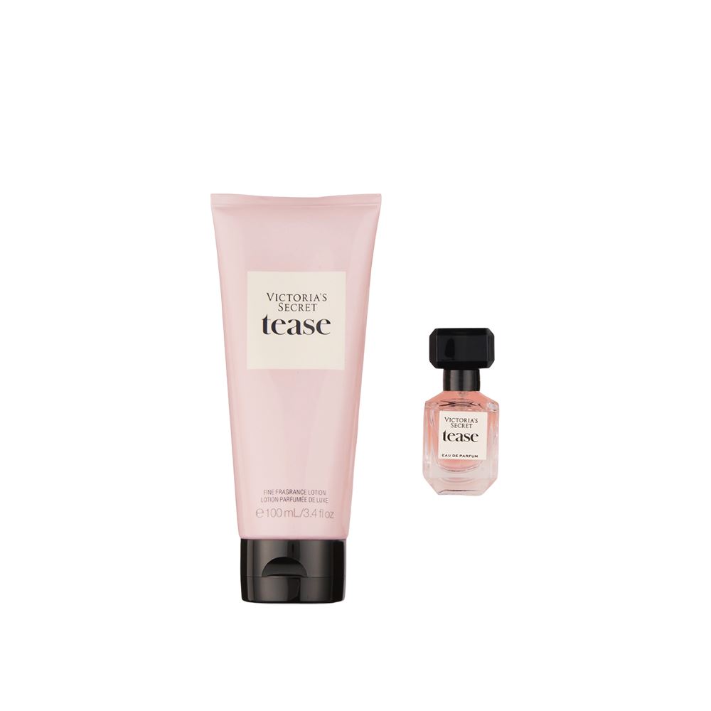 Victoria's Secret TEASE黑色誘惑系列 精裝禮盒 | 2件組