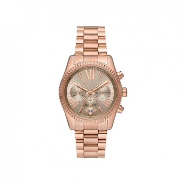 Michael Kors邁克爾高司 Lexington 沉穩奢華玫瑰金腕錶