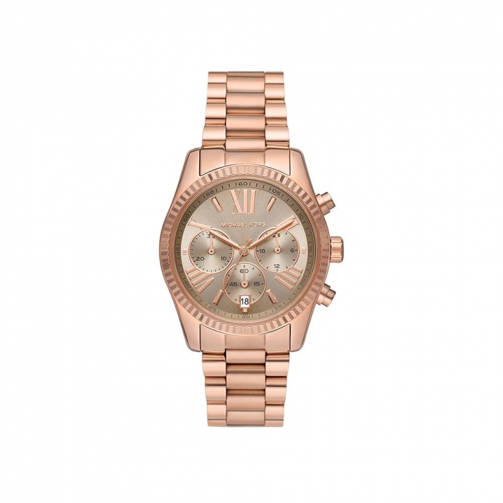 Lexington Chronograph Rose Gold-Tone Stainless Steel WatchLexington 沉穩奢華玫瑰金腕錶