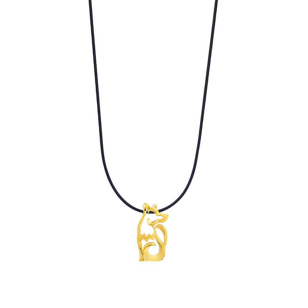 Ever Rich Jewelry 好運生肖黃金項墜-狗