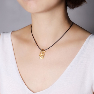 LUCKY DOG GOLD PENDENT好運生肖黃金項墜-狗