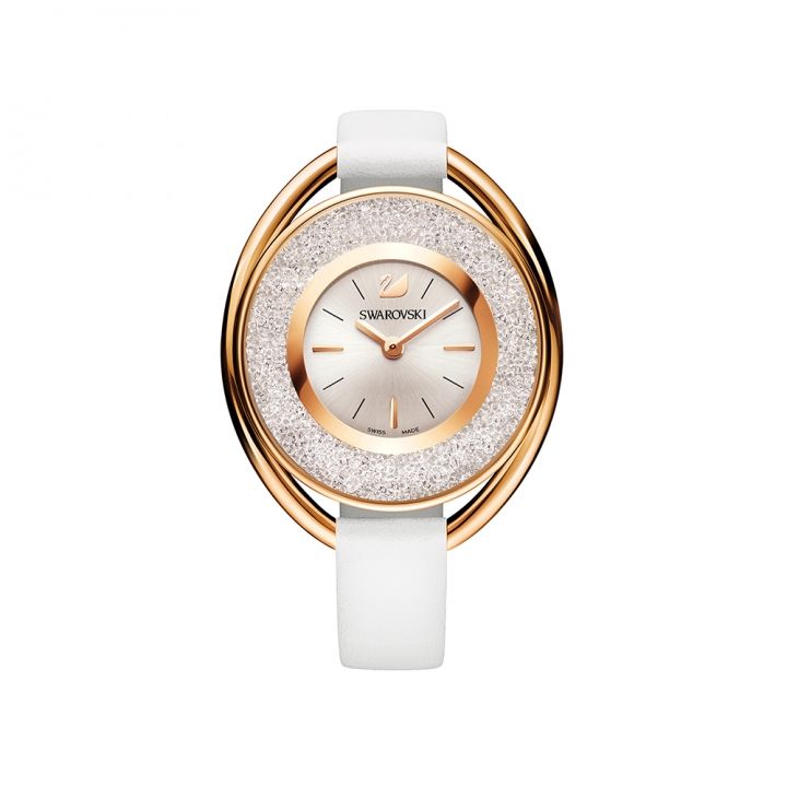 Swarovski施華洛世奇 Crystalline Oval White Tone 手錶