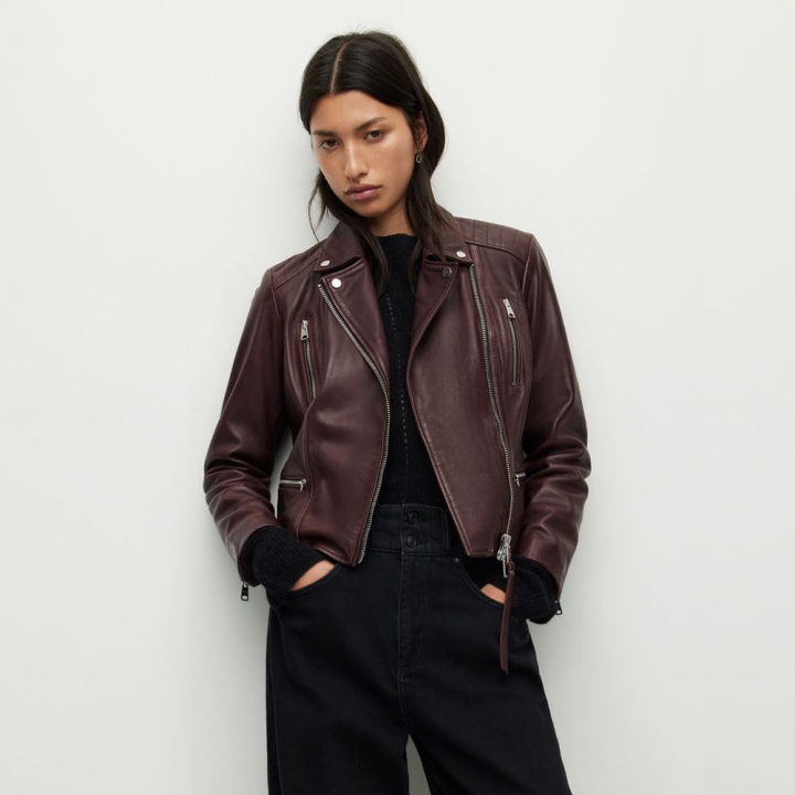 SIENNA BIKERSIENNA 羊皮騎士皮衣