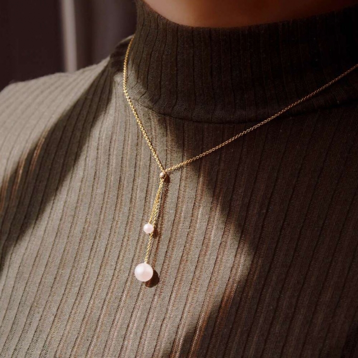 Pearl Bell NecklacePEARL BELL垂墜珍珠鈴鐺項鍊