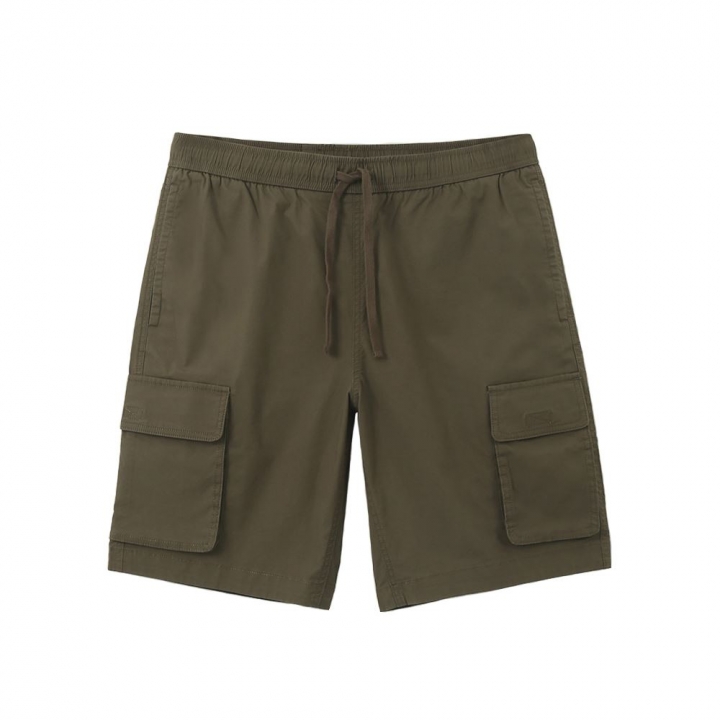 RT WOVEN SHORTRoots男裝-喚起自然之心系列 有機棉平織口袋短褲