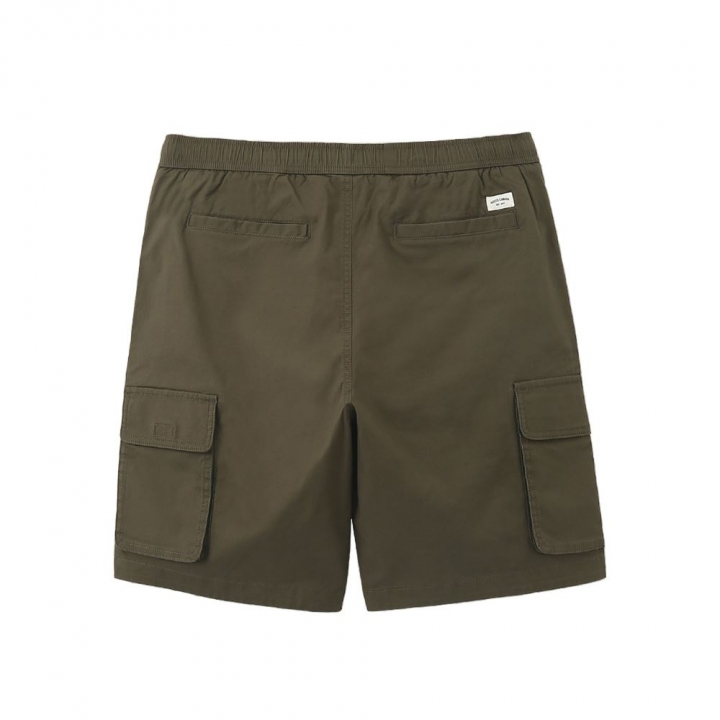 RT WOVEN SHORTRoots男裝-喚起自然之心系列 有機棉平織口袋短褲