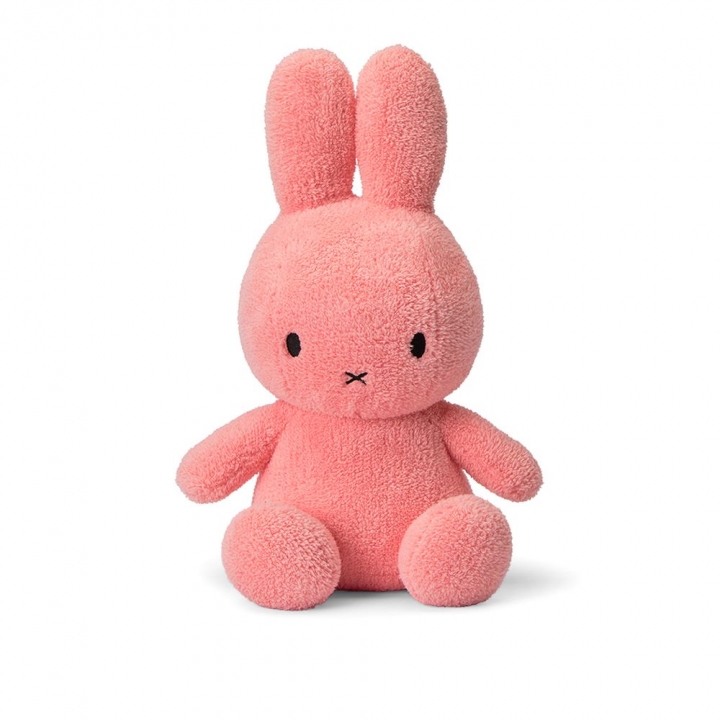  荷蘭 BON TON TOYS｜Miffy米菲兔填充玩偶-粉 33cm