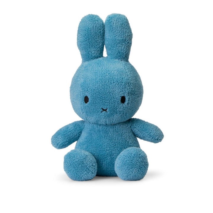 荷蘭 BON TON TOYS｜Miffy米菲兔填充玩偶-大海藍 33cm