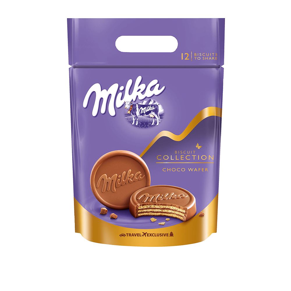 Milka Milka 牛奶巧克力夾心威化餅乾