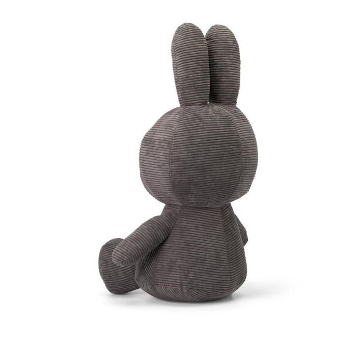 Miffy Sitting Corduroy Grey-33cm-13