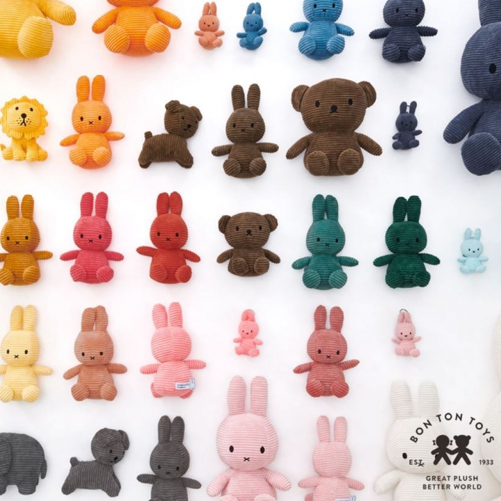 Miffy Sitting Corduroy Brown-23cm-9
