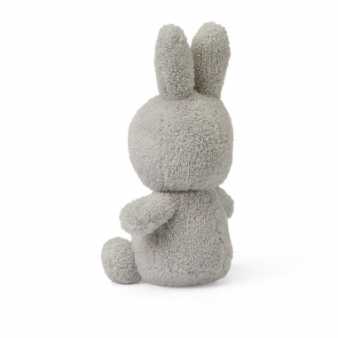Miffy Sitting Terry Light Grey-23cm-9BON TON TOYS|Miffy米菲兔填充玩偶-淺灰 23cm