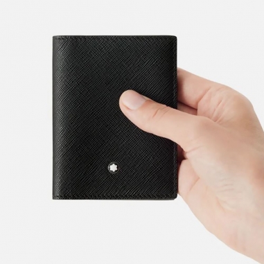 Montblanc Sartorial Business Card Holder In Black萬寶龍匠心系列卡夾