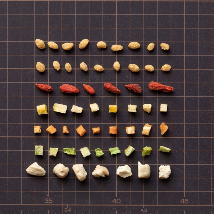 Chicken, Pumpkin, and Vegetables.
Volume: 15 grams南瓜鮮蔬雞肉 輕巧包 15g