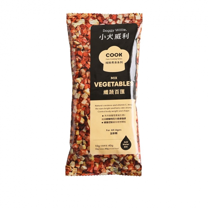 Mix Vegetables
10 grams纖蔬百匯 10g
