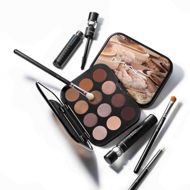 MAC CONNECT IN COLOR EYE SHADOW PALETTE UNFILTERED NUDES未來幻境眼影盤 12色